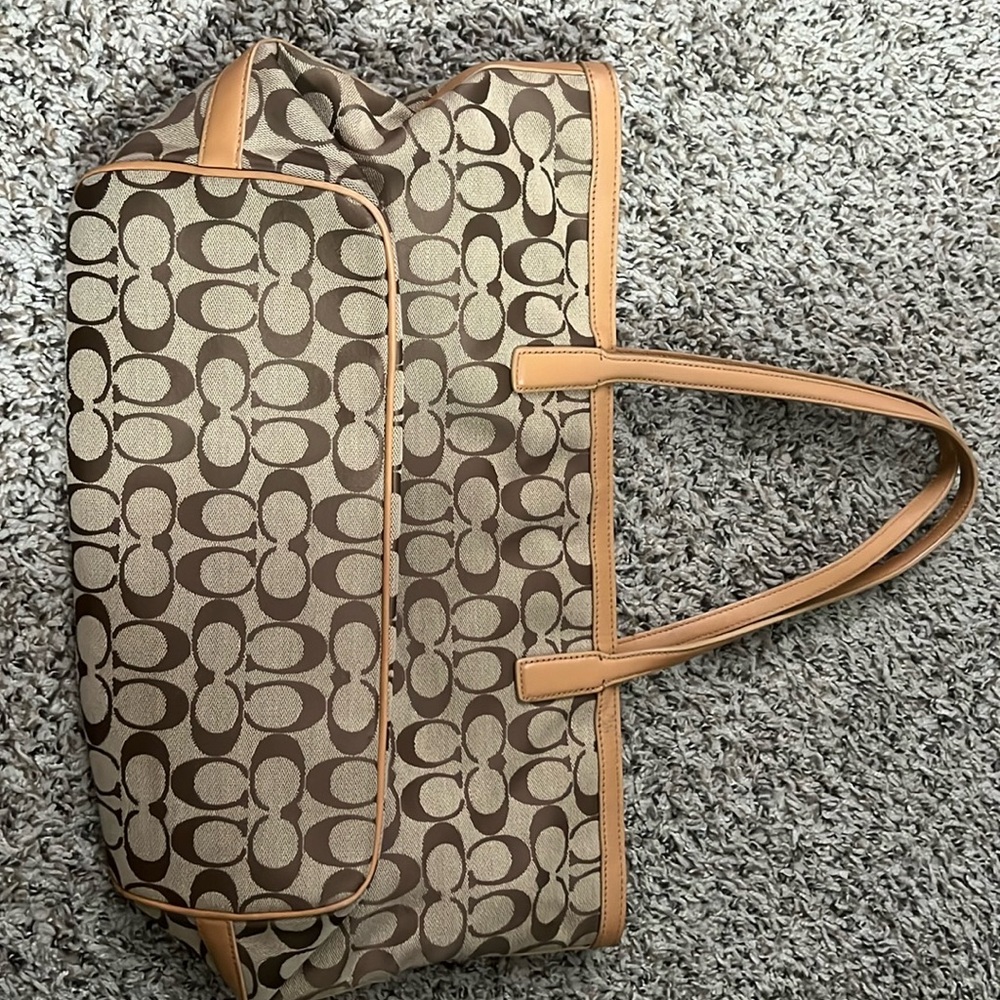 Canvas Tote Coach Bag